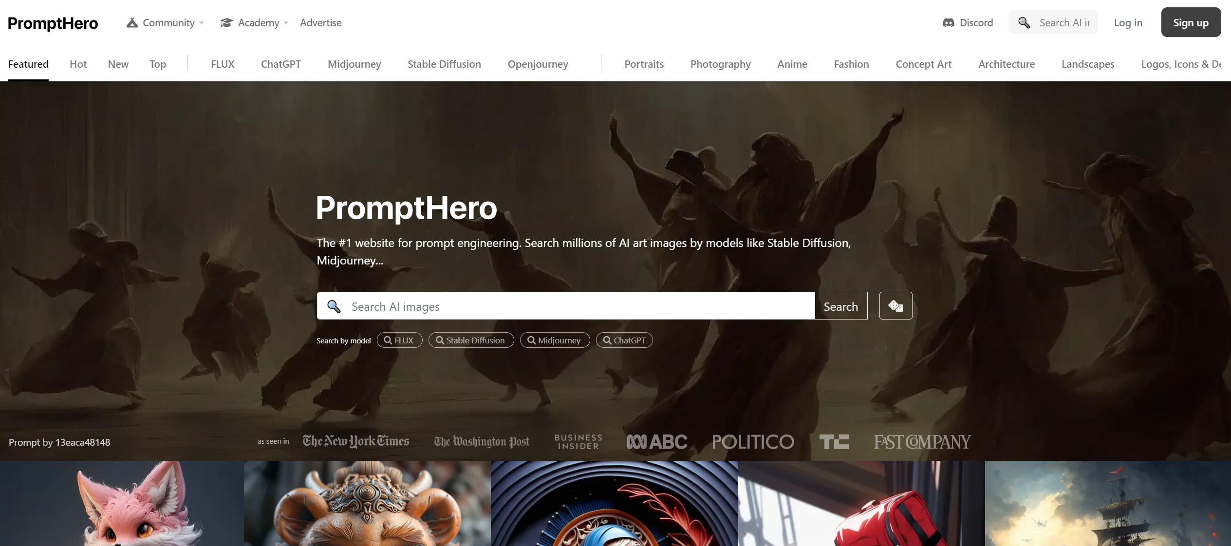 PromptHero dashboard